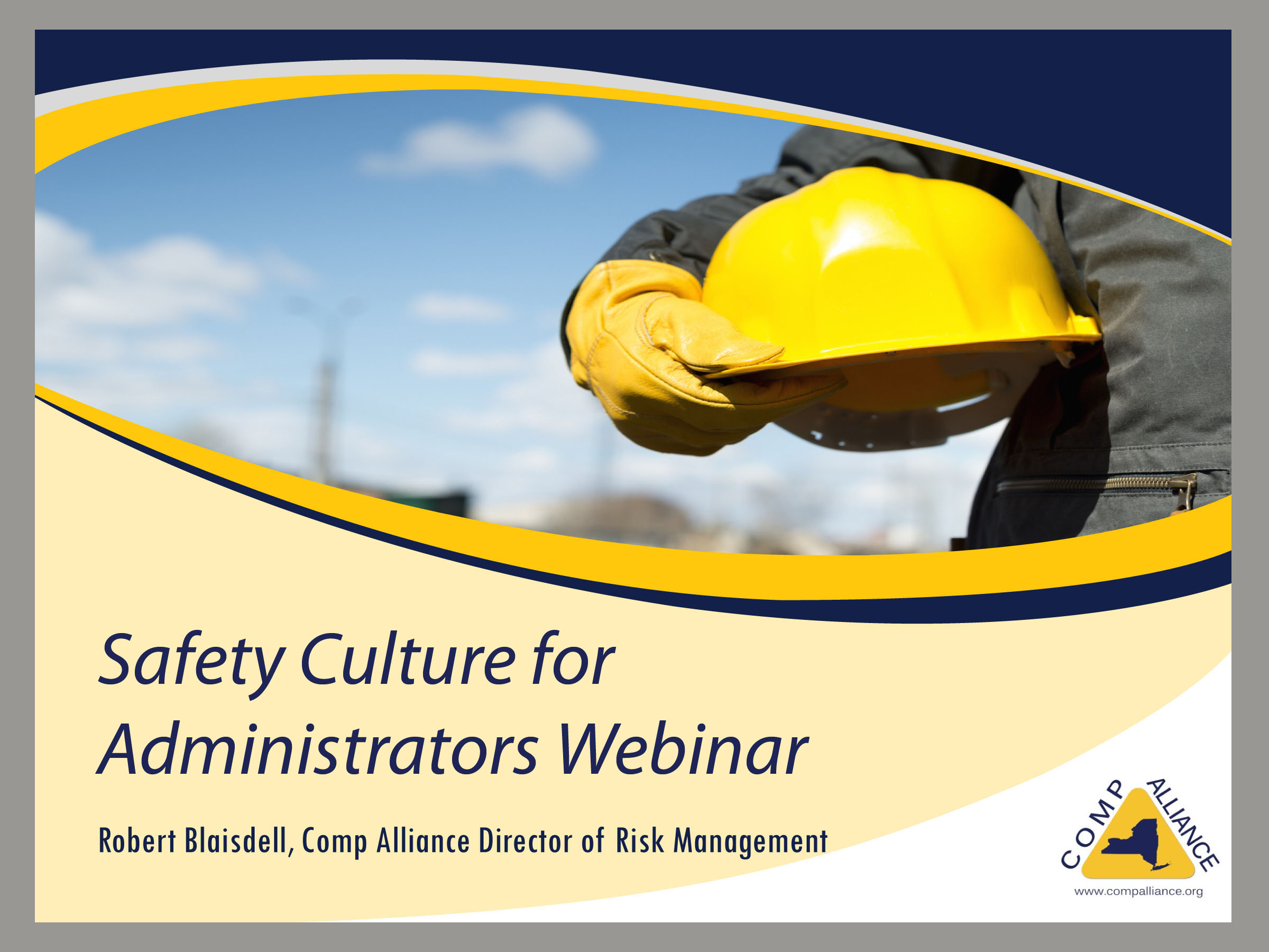 Safety Culture Webinar Image